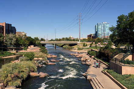 South Platte River in Denver, CO