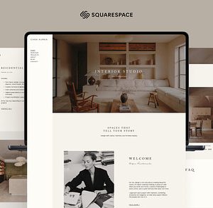 Squarespace Template Interior Design