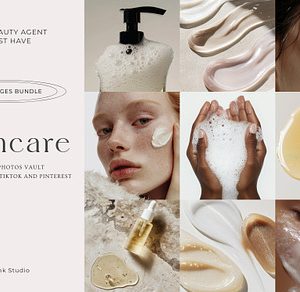 100 Skincare Stock Images Bundle