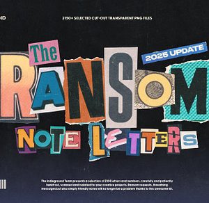 Ransom Note Letters 2025 UPDATE