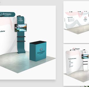 Trade Show Booth Mockup Template