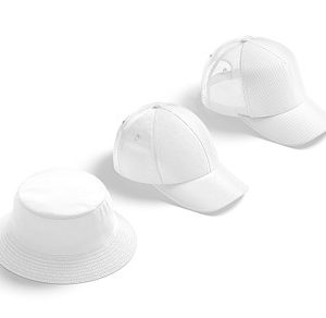 White Caps Set Truckdriver 3D Model