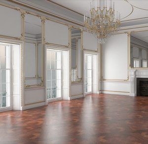 Classic Interior Hall 3D