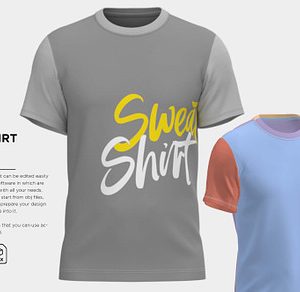 3D Model Men's T-Shirt Short