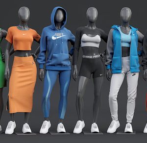 Female mannequin in clothes POSE 1