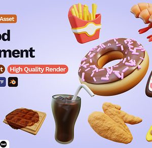 3D Food Element Icon