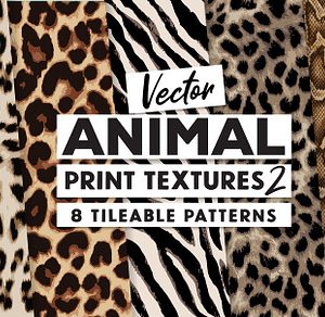 Vector Animal Print Patterns Pack 2