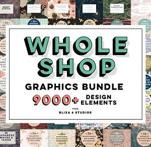 Whole Shop 9000+ Graphics Bundle