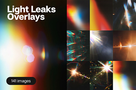 141 Light Leaks Overlays