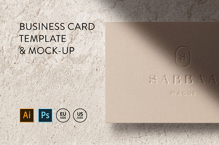 Business Card Mockup Template Logo
