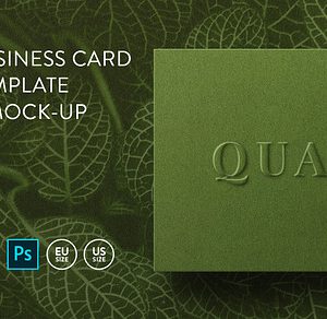 Business card Template & Mock-up