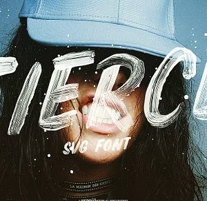 Display font Fierce