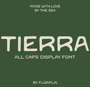 Tierra font