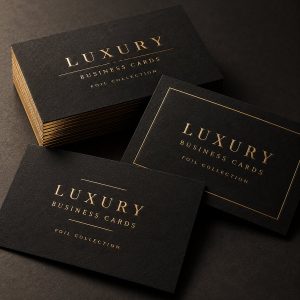 Luxury Foil Business Card Set
